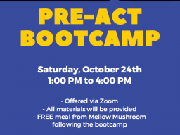 PreACT Bootcamp