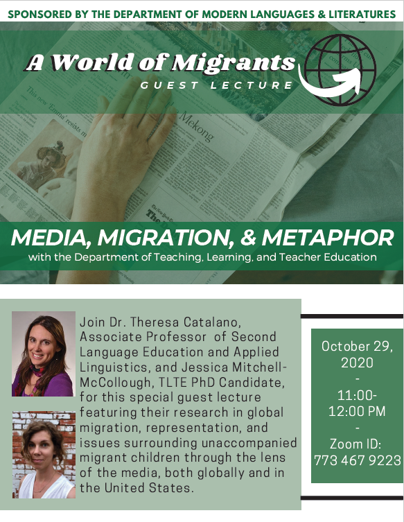 Upcoming Event: Media, Migration, & Metaphor