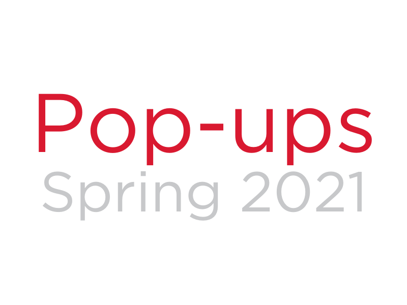 Sign up for a 1 credit hour Pop-up course this Spring