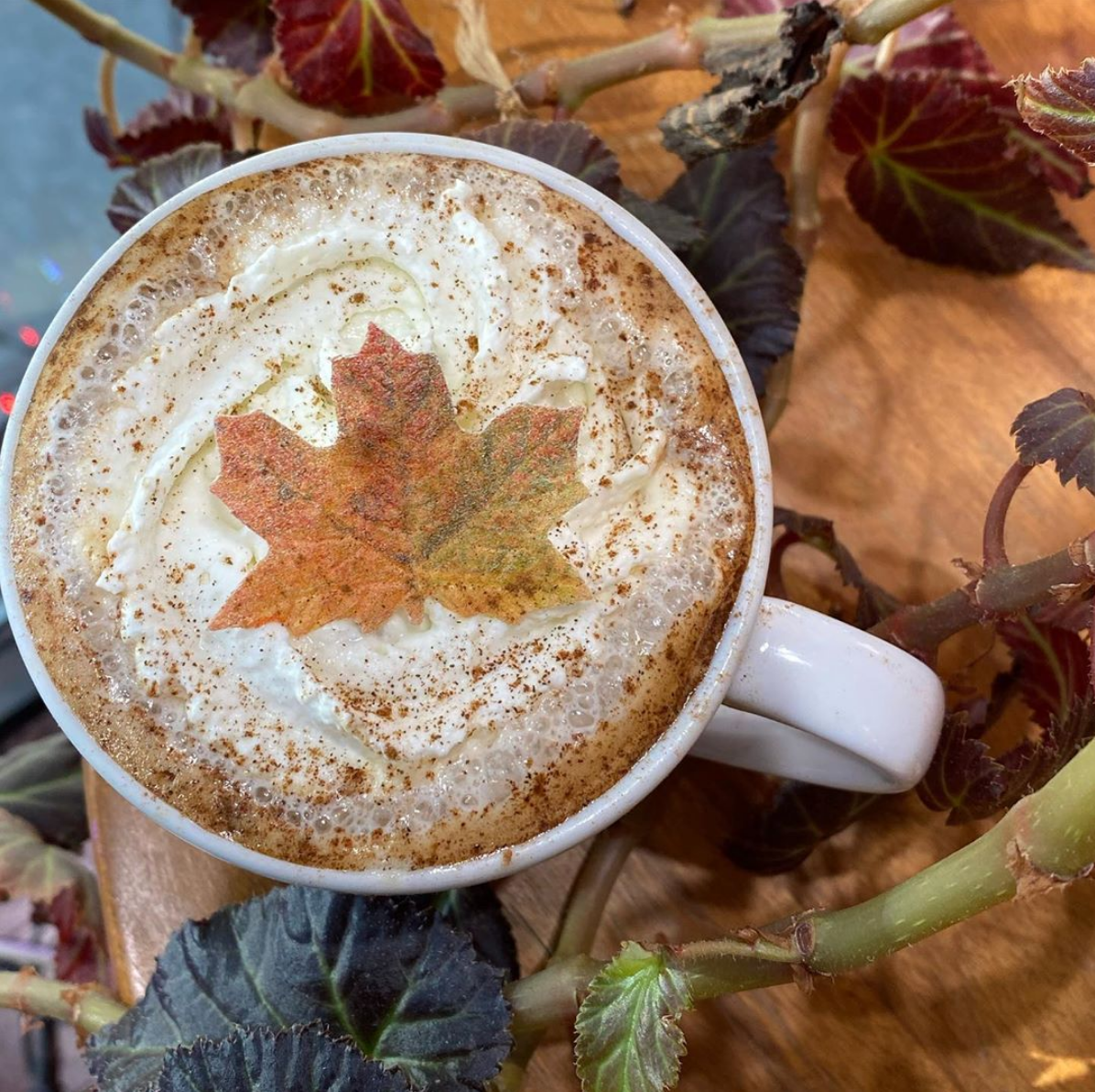 Maple Shortbread Latte at The Coffee House. (photo credit | Instagram @thecoffeehouselnk) 