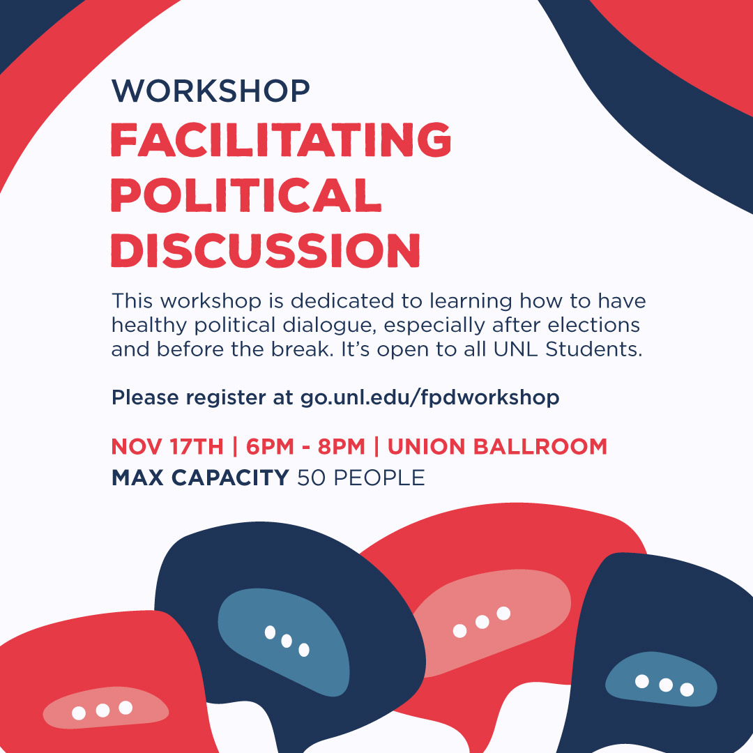 Flyer for Facilitating Political Discussion