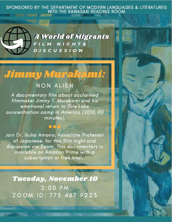 A World of Migrants Film Night & Discussion - Jimmy Murakami: Non Alien