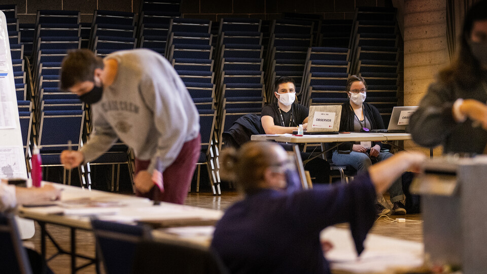 Jennifer Lather and UNL students are helping research being done regarding polling places and how they can be optimized for voting quickly and efficiently.