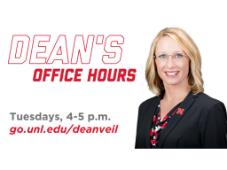 Dean's Office Hours start next Tuesday, Nov. 17
