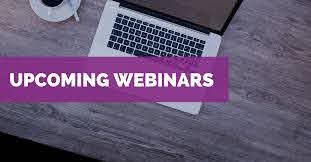 Upcoming Webinars