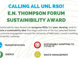RSO Sustainability Idea Award Flyer