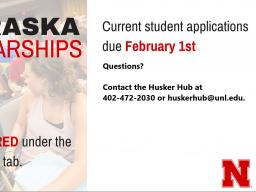 Scholarship Application for Continuing Undergraduate Students