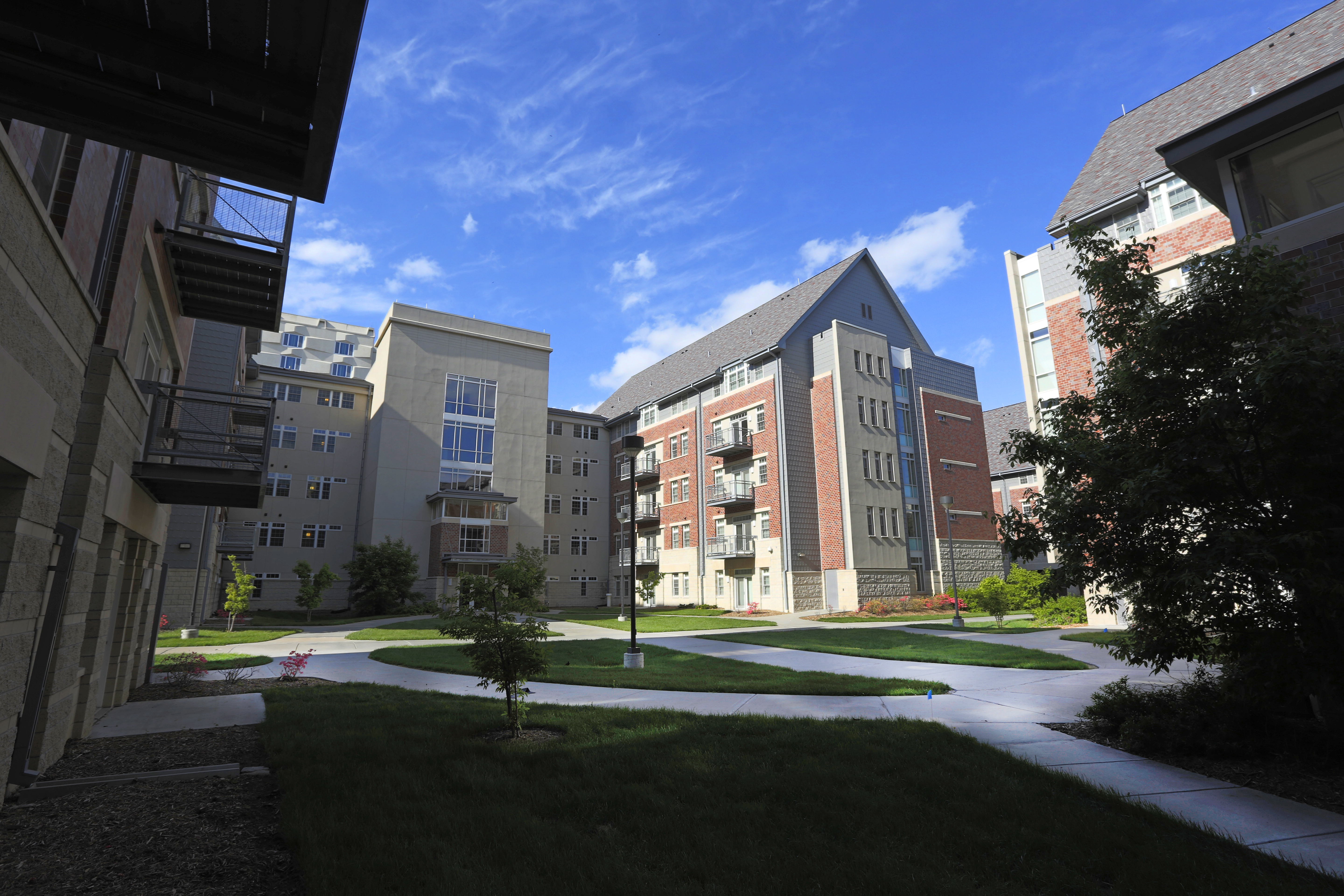 The Village is an apartment-style housing complex located on the north side of City Campus.