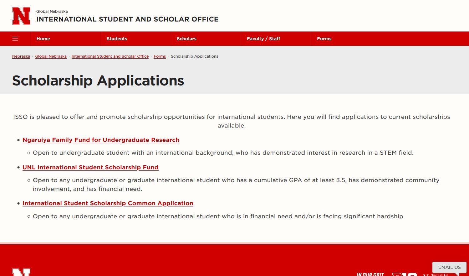 New Scholarships Available to International Students