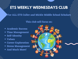 ETS Weekly Wednesdays Club