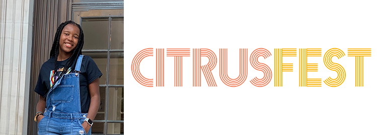 Sydney Peters, a sophomore emerging media arts student, is organizing an online music event titled "Citrusfest" on Jan. 26.