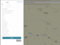 The Nebraska DOT NTIP app provides access to crash data.