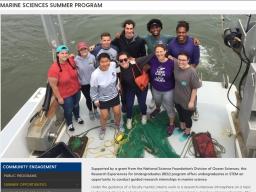 University of Delaware 2021 REU Program in Marine Science