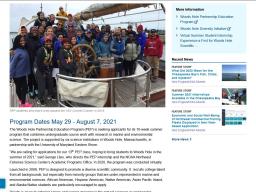 Woods Hole Undergraduate Internship Program