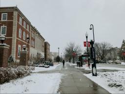 City Campus in winter.