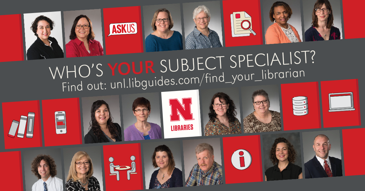 University Libraries Subject Specialists