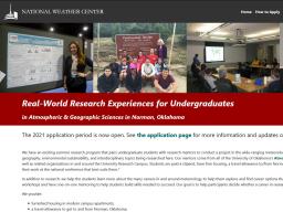 REU at the National Weather Center