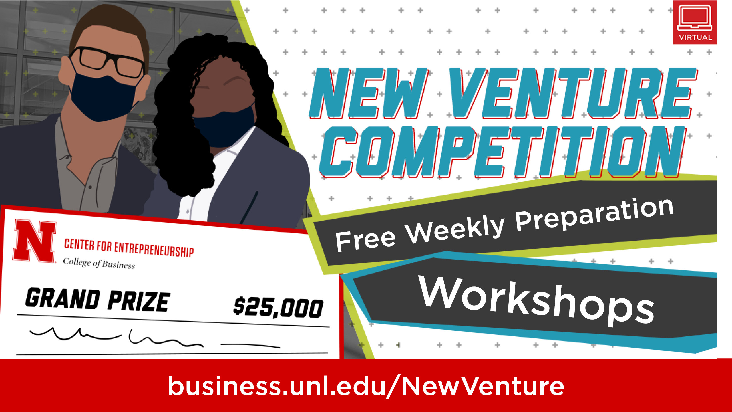 Attend any of the free preparation workshops to sharpen your pitch for $25,000.