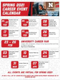 Spring 2021 Career Event Calendar