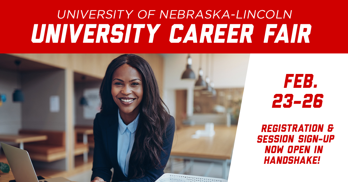 The University Career Fair is right around the corner. Registration and session sign-ups are now open in Handshake.