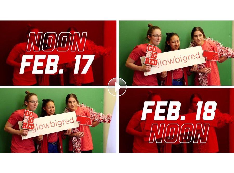 Glow Big Red – 24 Hours of Husker Giving is set for Feb. 17-18.