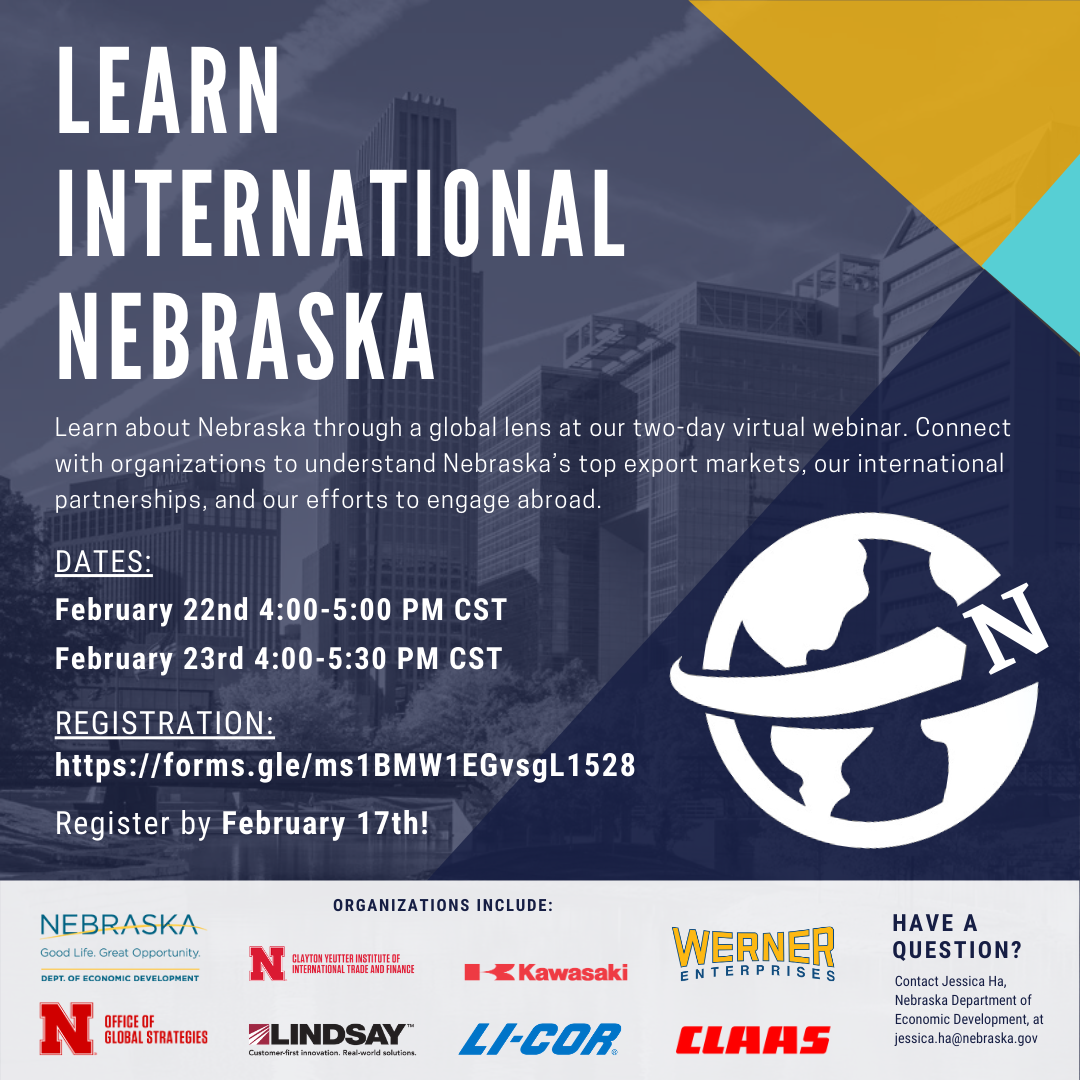 Learn International Nebraska applications due February 17