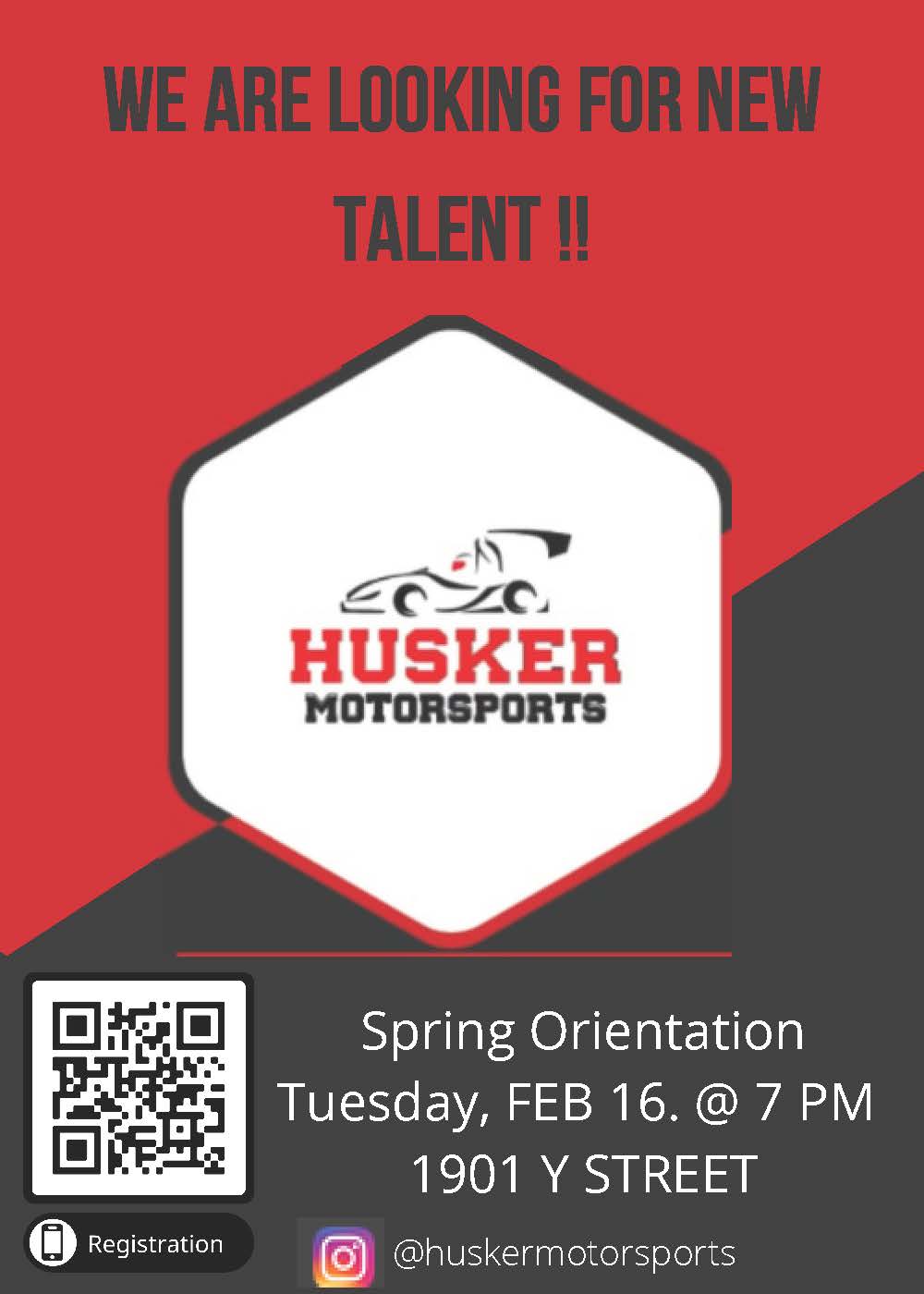 Join Huskers Formula SAE!