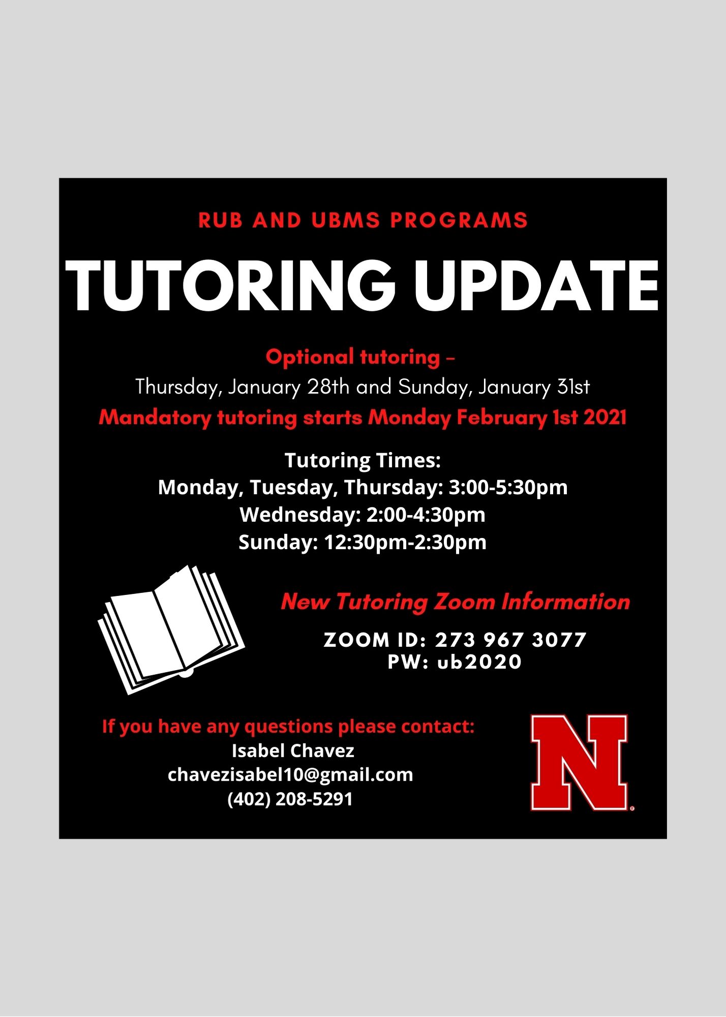 Tutoring Update