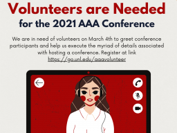 Volunteers are Needed