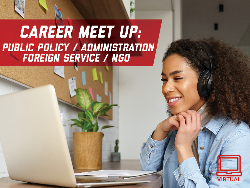 A Meet-Up is a more relaxed, low-pressure way to make connections and expand their knowledge from experts in specific careers.