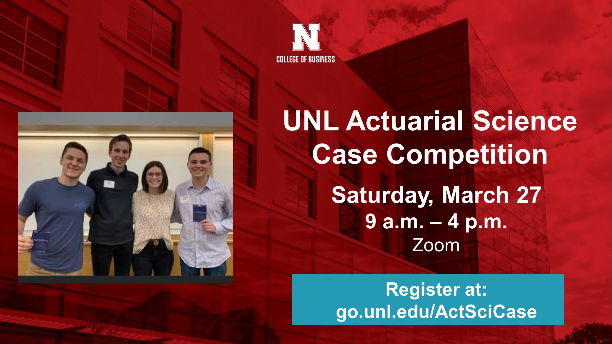 Compete in the UNL Actuarial Science Case Competition