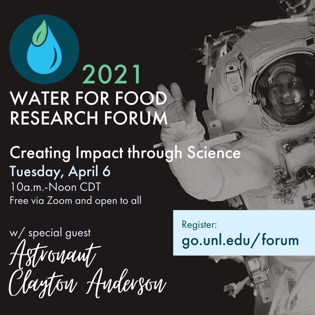 The annual Water for Food Research Forum celebrates the important research of University of Nebraska students working toward food and water security and supported by the Daugherty Water for Food Global Institute (DWFI). 