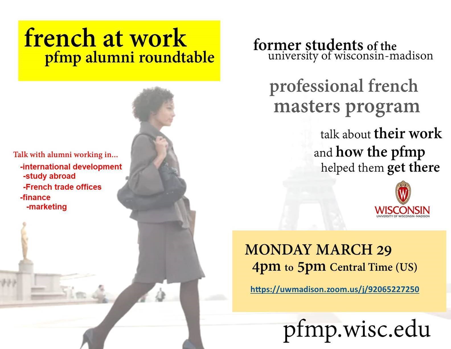 UW-Madison Professional French Masters Program Round Table