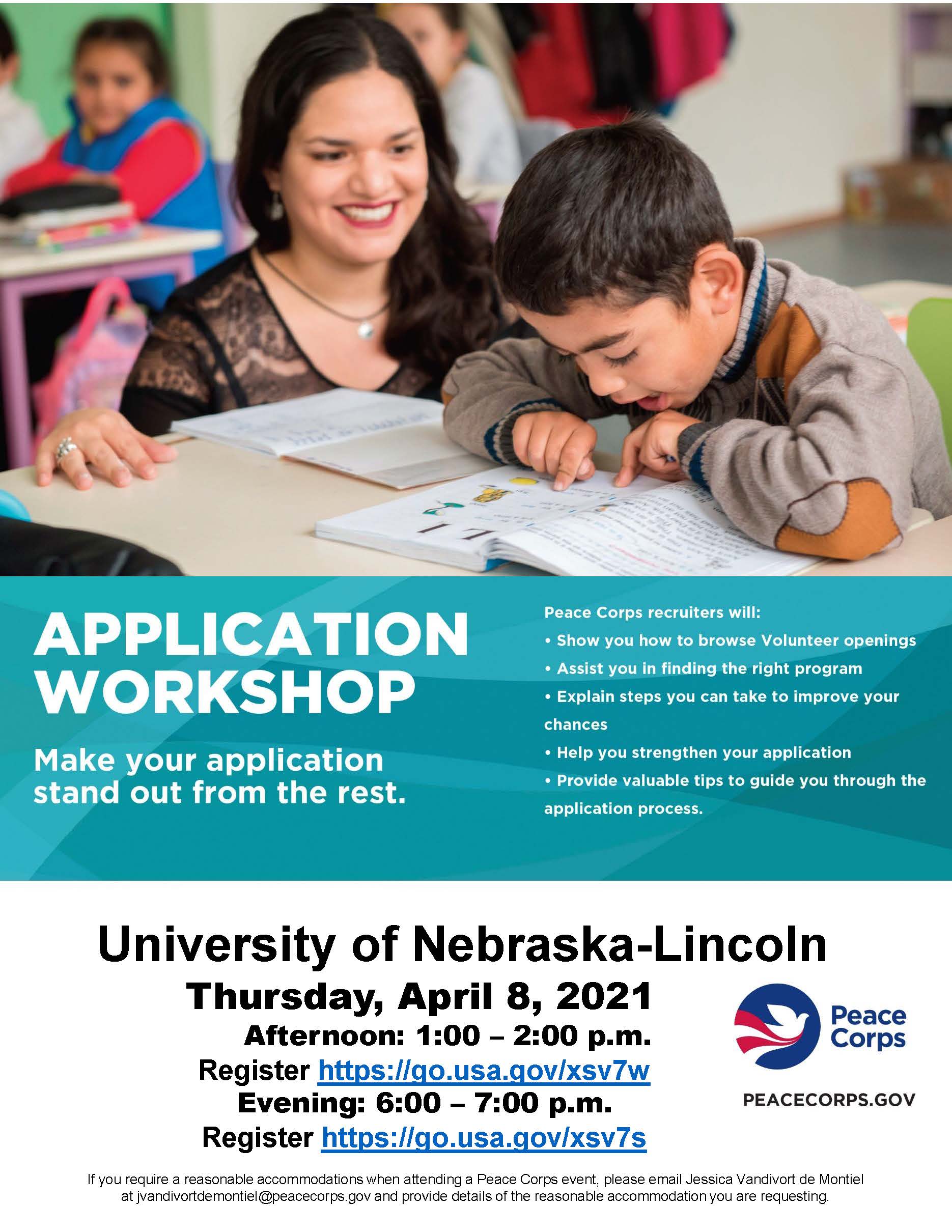 Application Workshop with Peace Corps