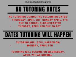 No tutoring 