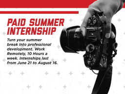 Apply for one of CoJMC's paid summer internships
