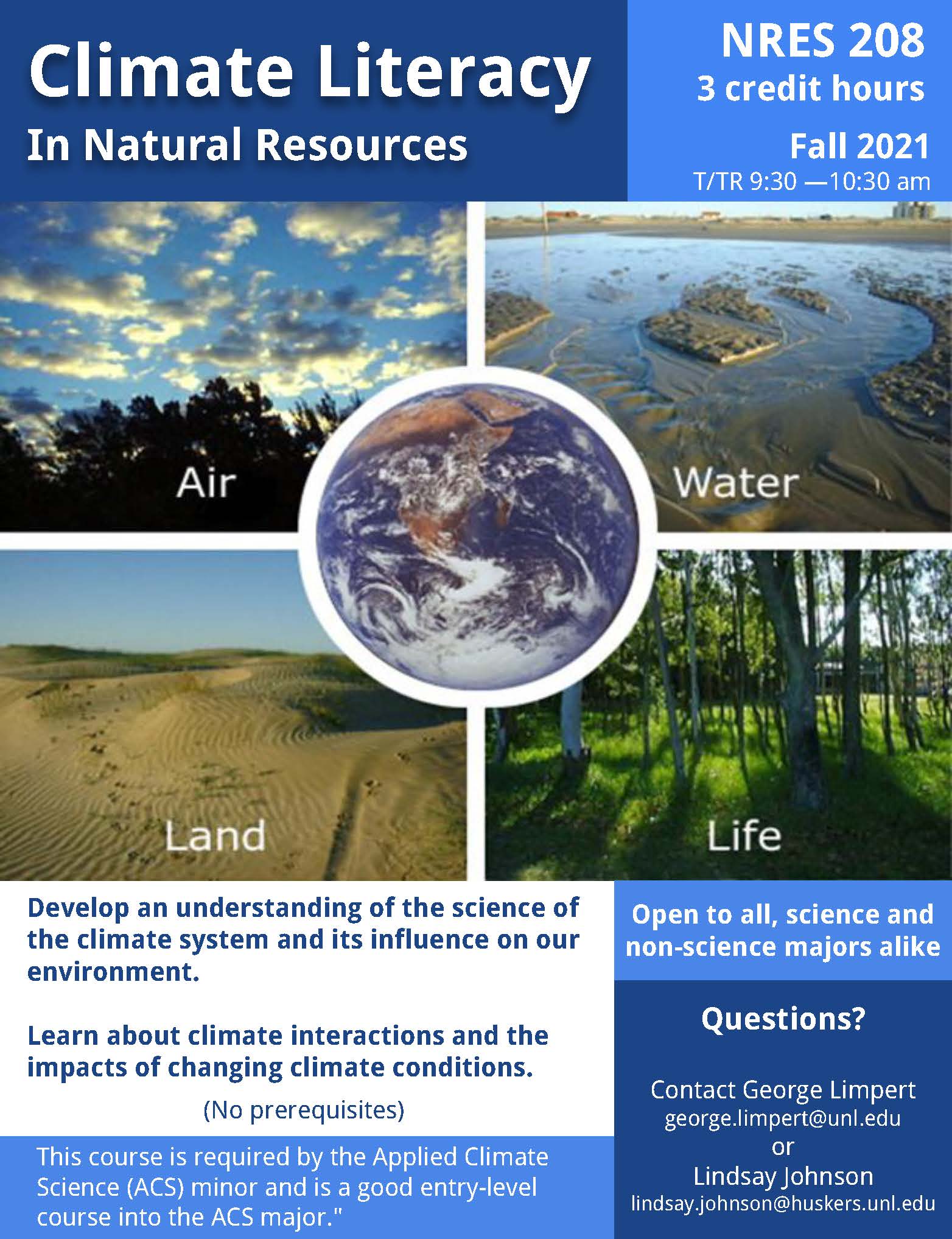 NRES 208: Climate Literacy in Natural Resources