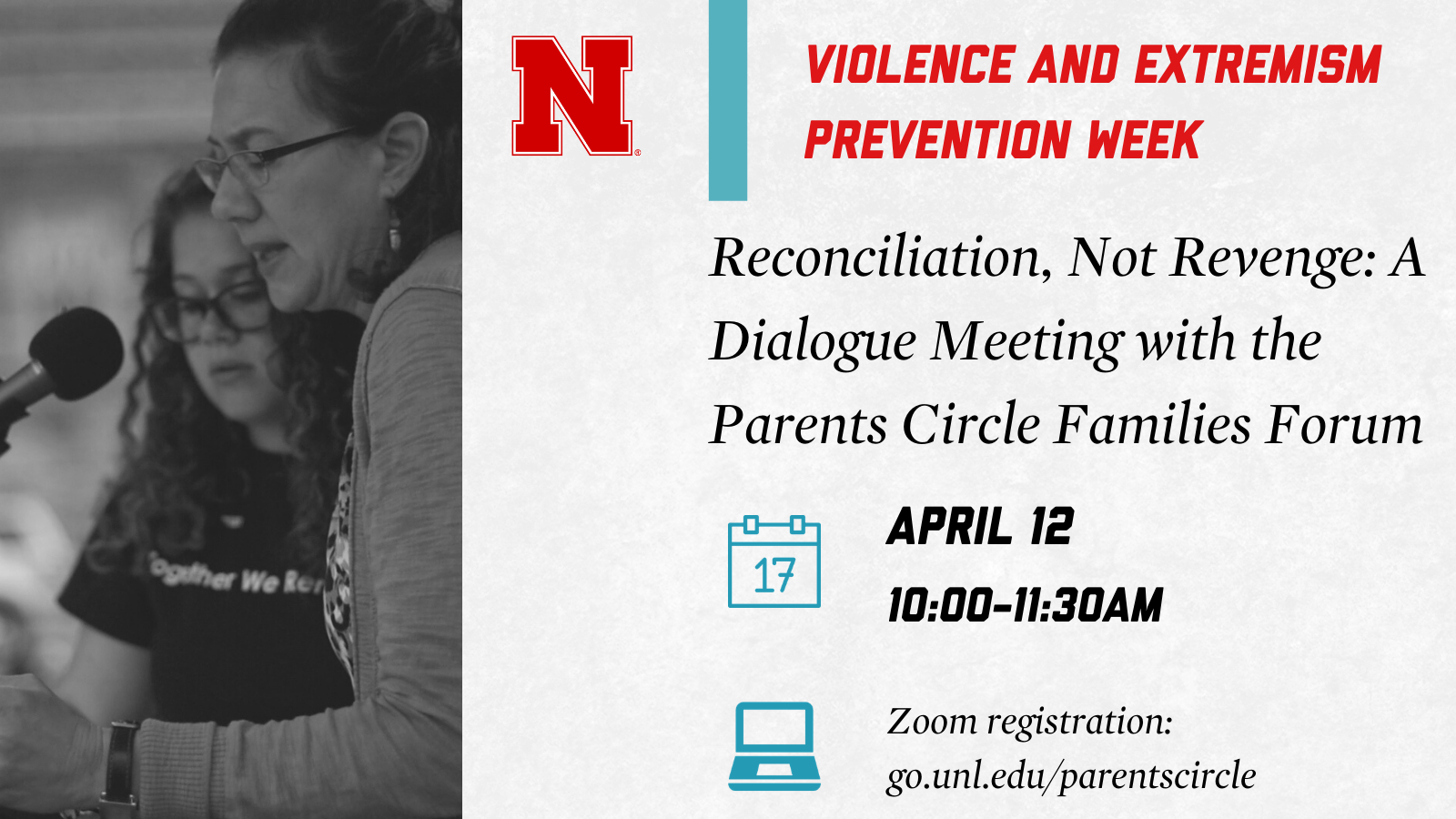 Reconciliation, Not Revenge: A Dialogue Meeting with the Parents Circle Families Forum