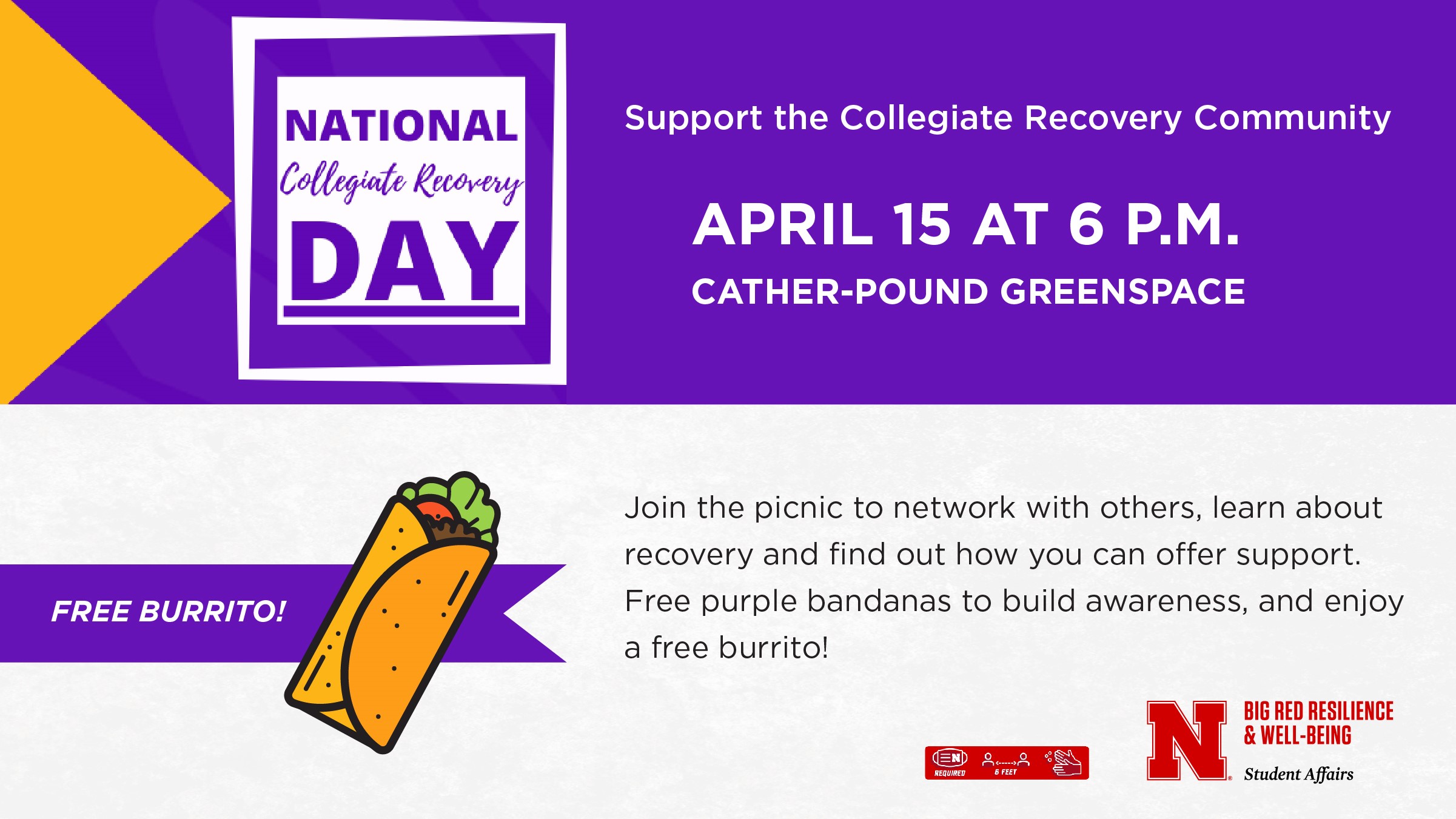 Support National Collegiate Recovery Day on April 15
