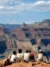 UNL students enjoy the view from their Yuma Point campsite in Grand Canyon National Park.
