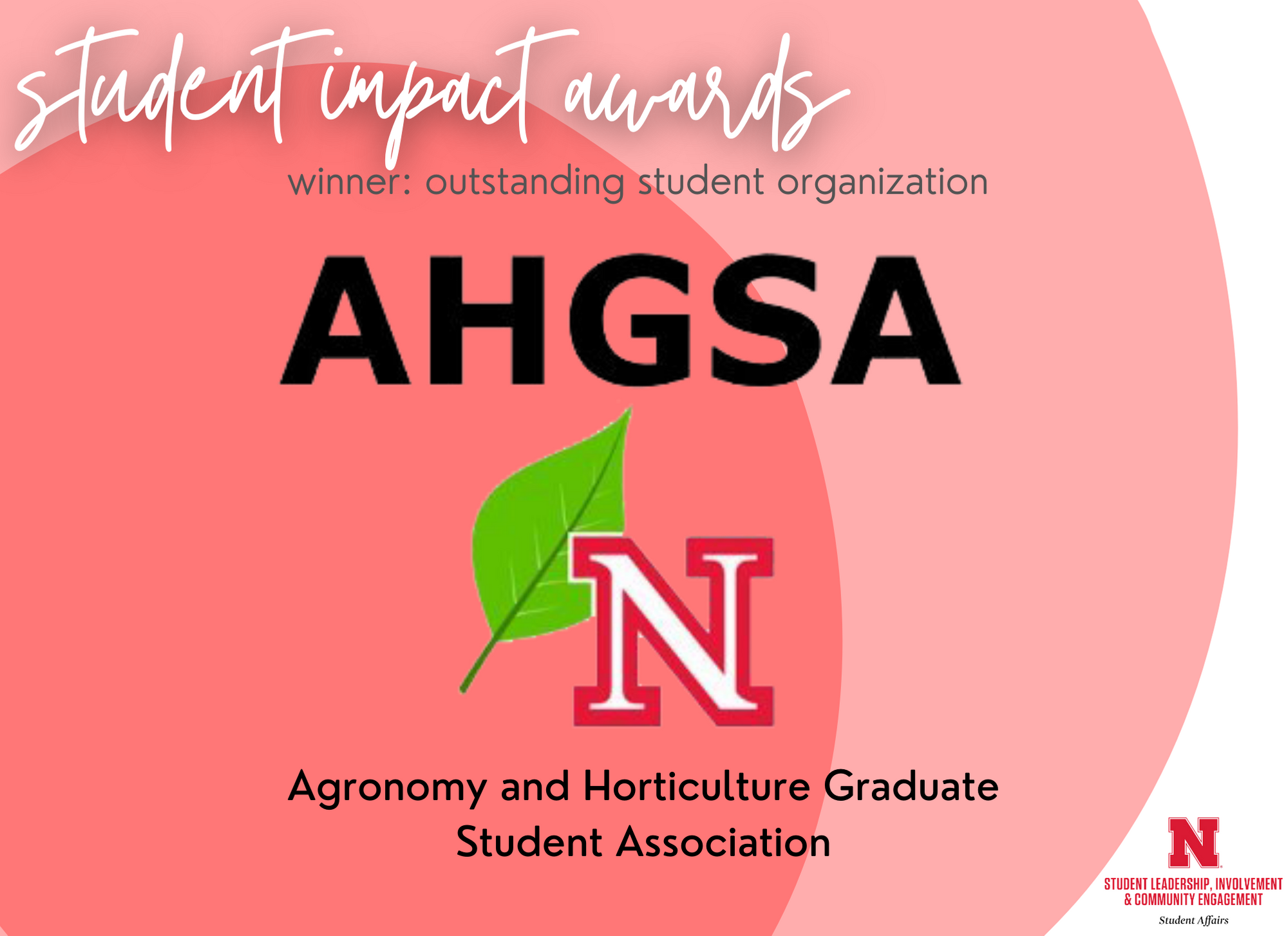 Outstanding Student Organization: AHGSA