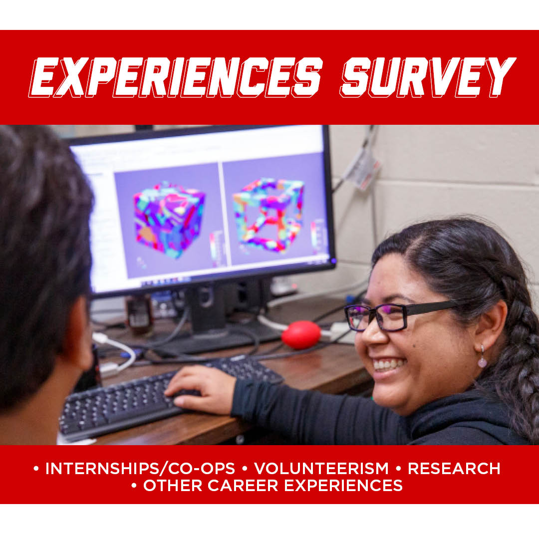 Add your internships and experiences in new Experiential Learning Dashboard on MyRed