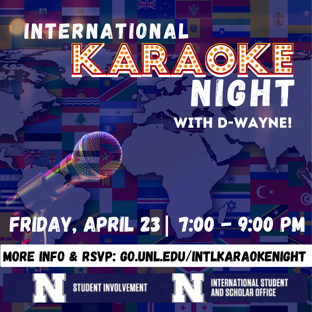 Join ISSO and Student Involvement to welcome D-Wayne for a fun night of music!  Join us in the Nebraska Union Ballroom, or via Zoom.
