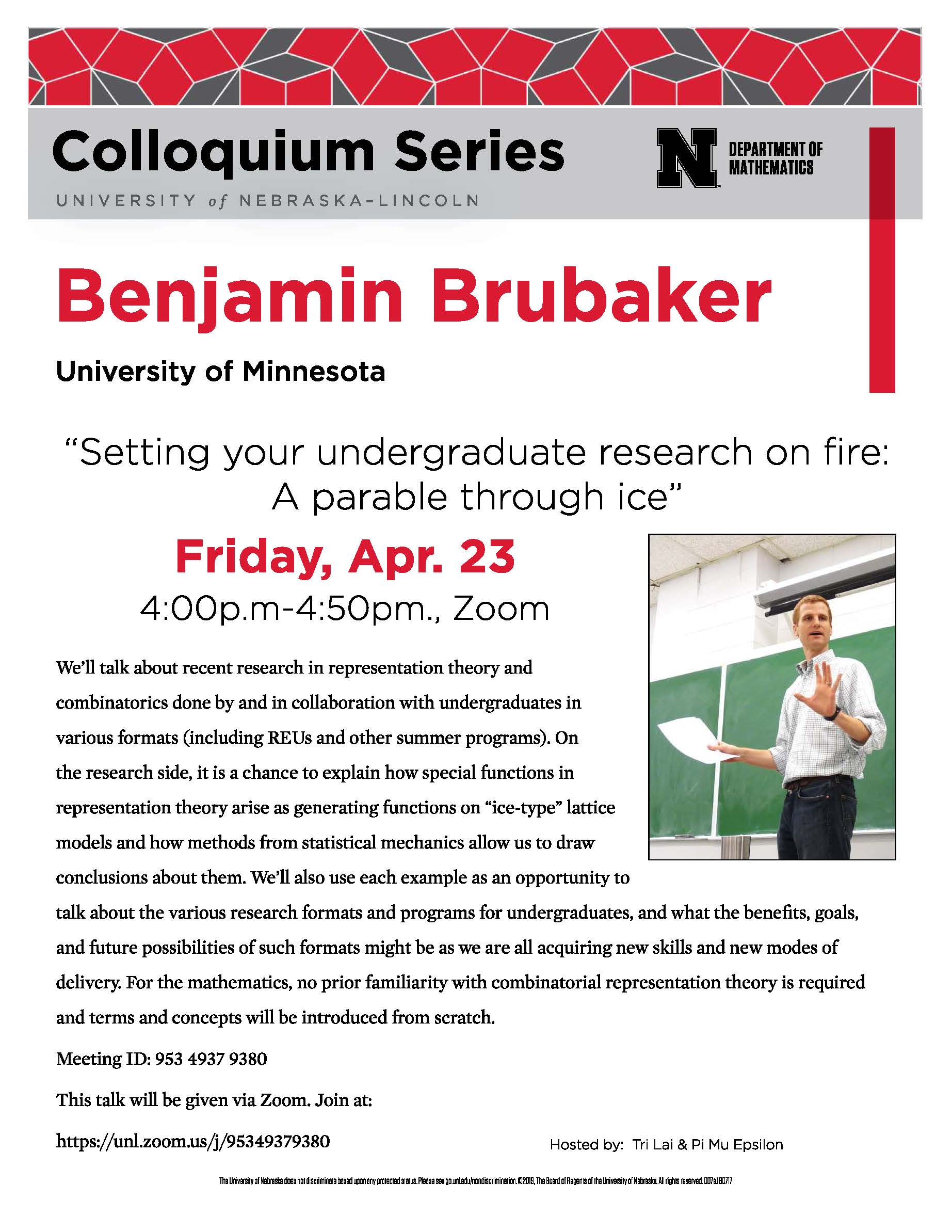 Ben Brubaker, University of Minnesota