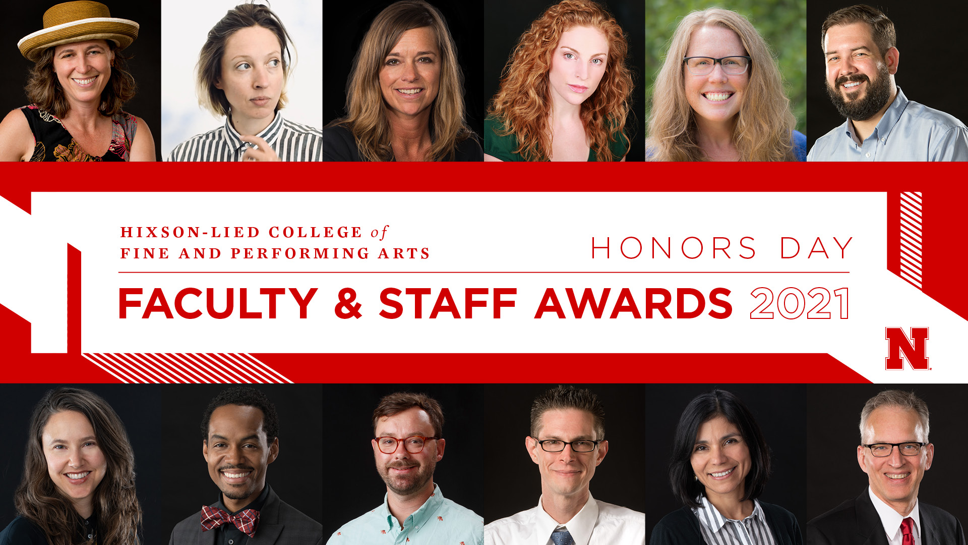 The Hixson-Lied Faculty and Staff Awards recognize outstanding performance and accomplishments in the areas of teaching; research and creative activity; faculty service, outreach and engagement; outstanding lecturer; and staff service.