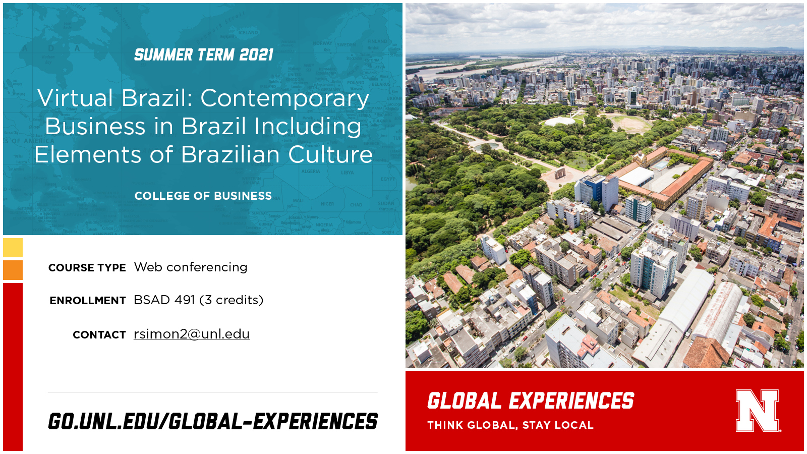 CoB Global Experiences for Summer 2021!