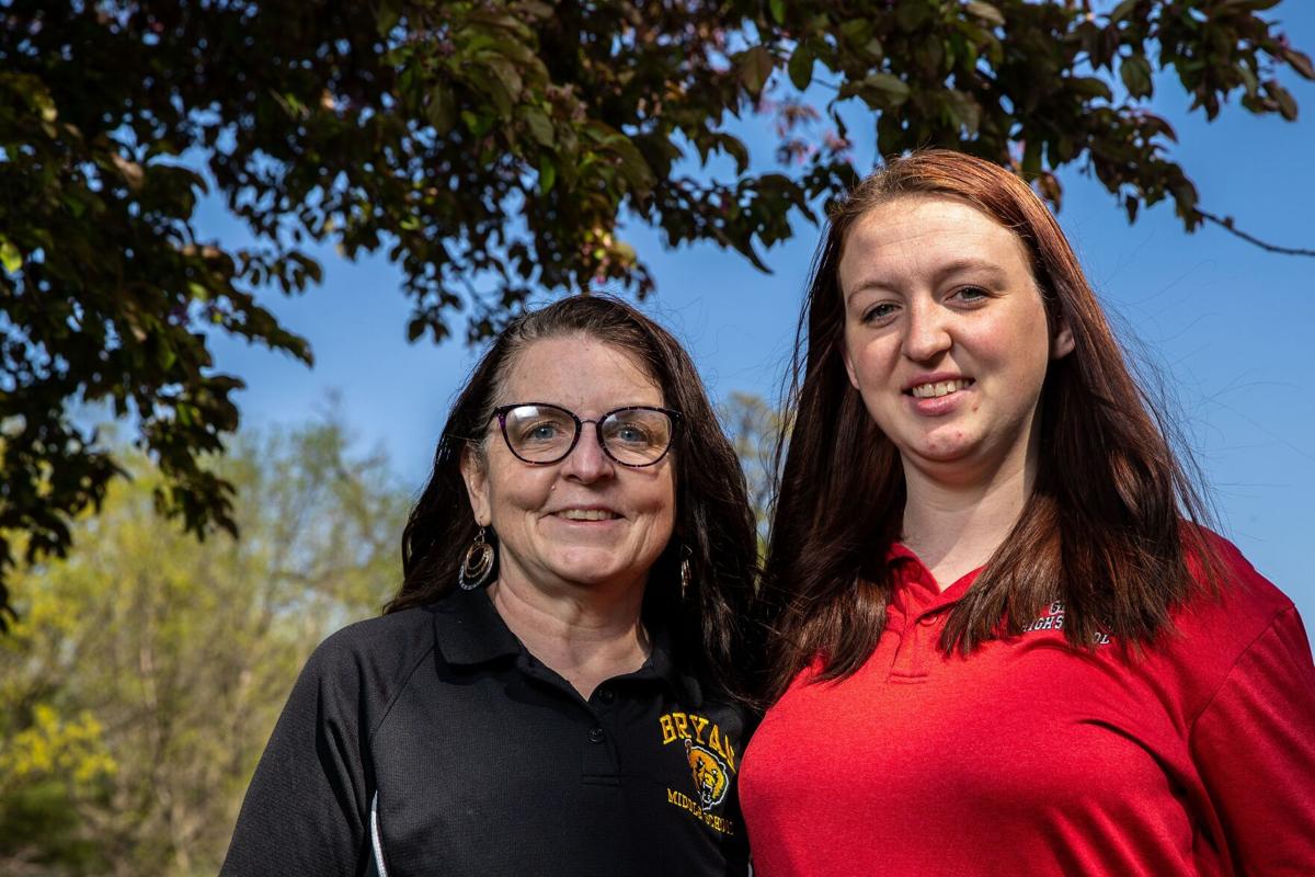 Math in the Middle graduates Dianne Lee (left) and her daughter Hannah Holguin were both among the 2021 recipients of the Alice Buffett award.