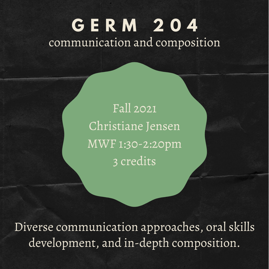 GERM 204: Communication & Composition