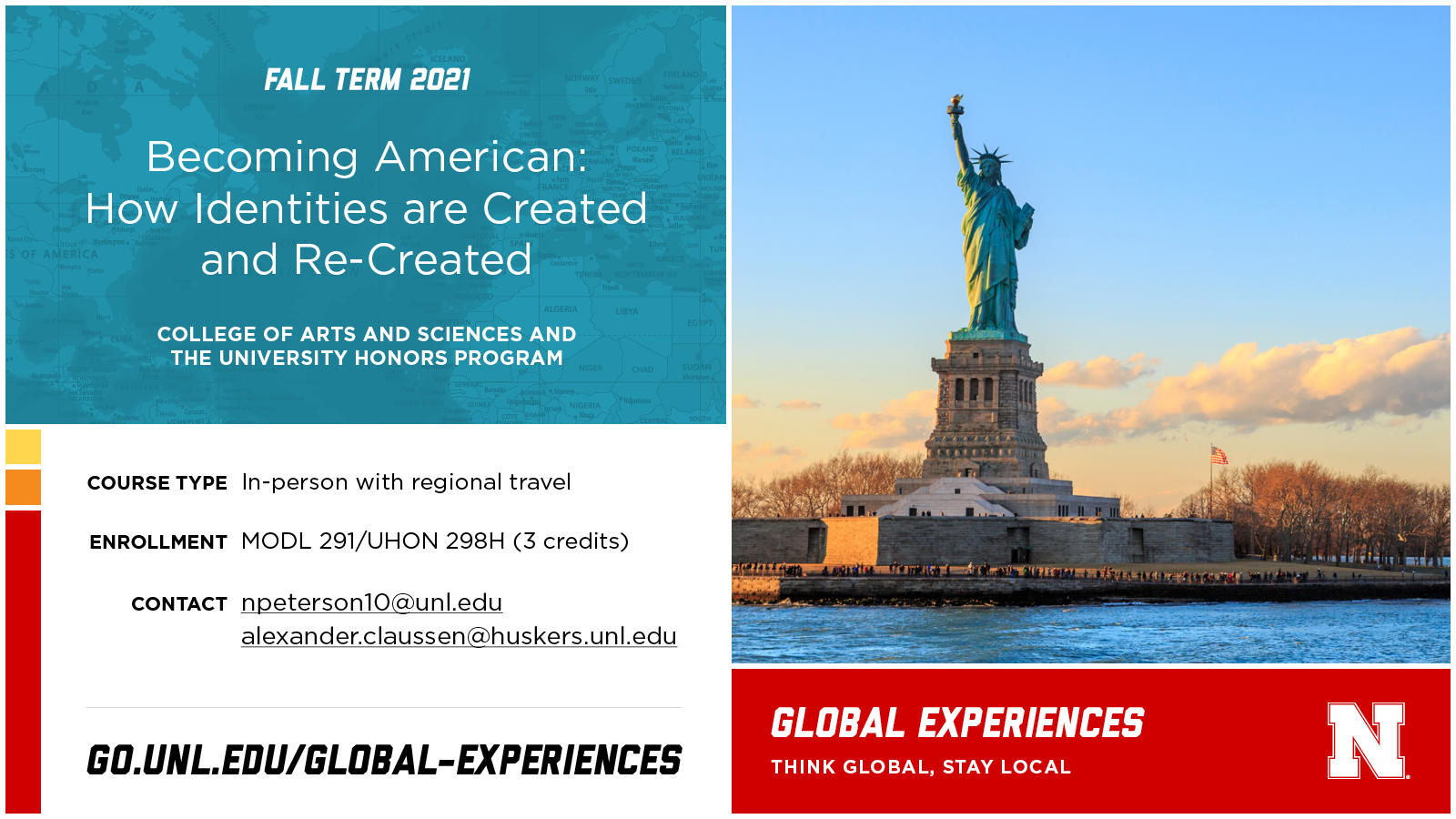 Fall Global Experience: "Becoming American"