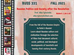 RUSS 331: Russian Politics and Society After the Revolution